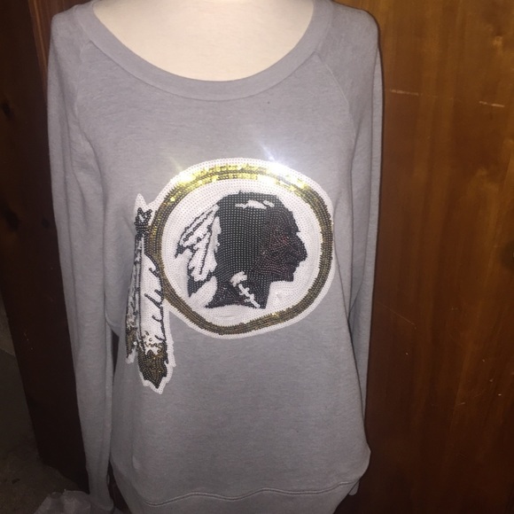 VICTORIA’S secret washington redskins sweatshirt L - Picture 1 of 5